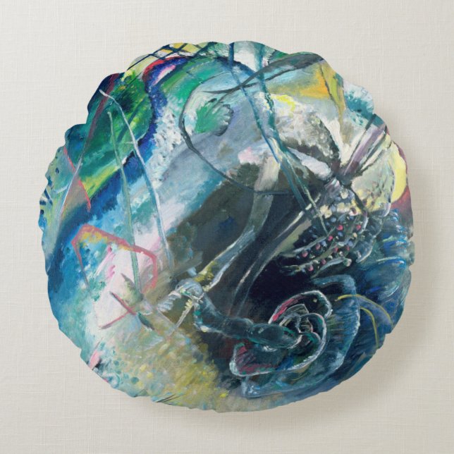 Almofada Redonda Improvisação intitulado, 1914 (Frente)