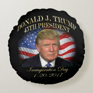 Almofada Redonda Inauguração do presidente Donald Trump