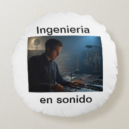 Almofada Redonda Ingenieria en sonido