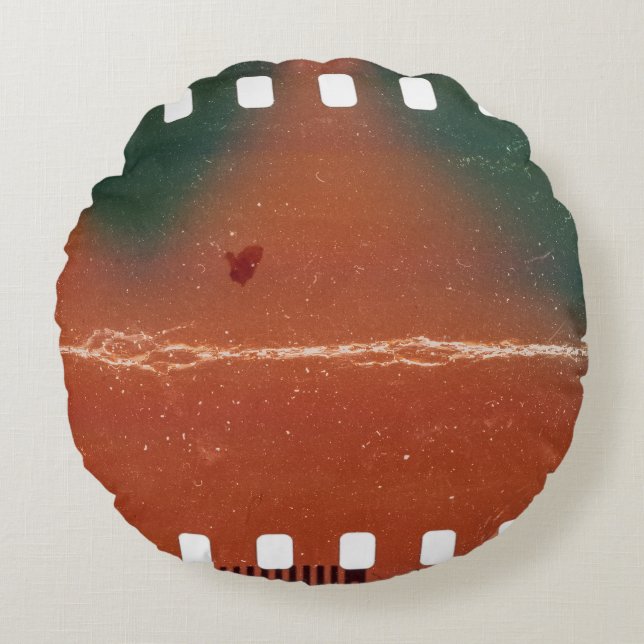 Almofada Redonda Início da fita de 35 mm, arranhões legal. (Frente)