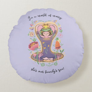 Almofada Redonda inspiração para o dia da mãe