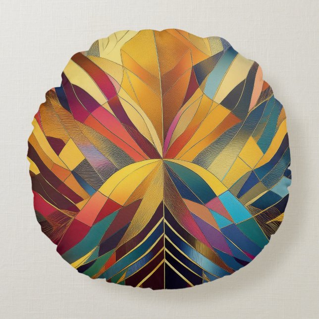 Almofada Redonda Interconexão (Frente)