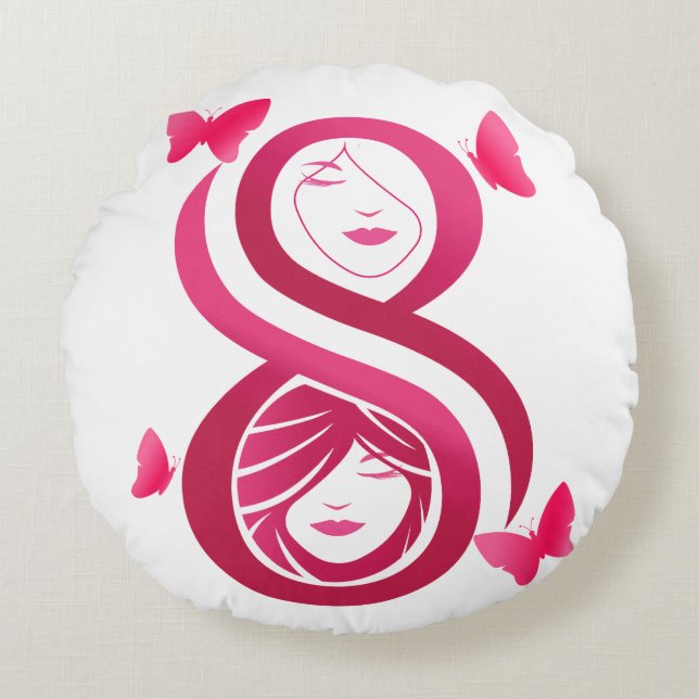 Almofada Redonda , International Women’s Day (Frente)