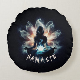 Almofada Redonda Ioga Instrutor Meditação Dose Brilhante Lotus