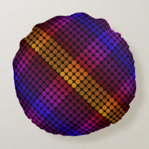 Ipanema colorido círculos em preto, formando quadr