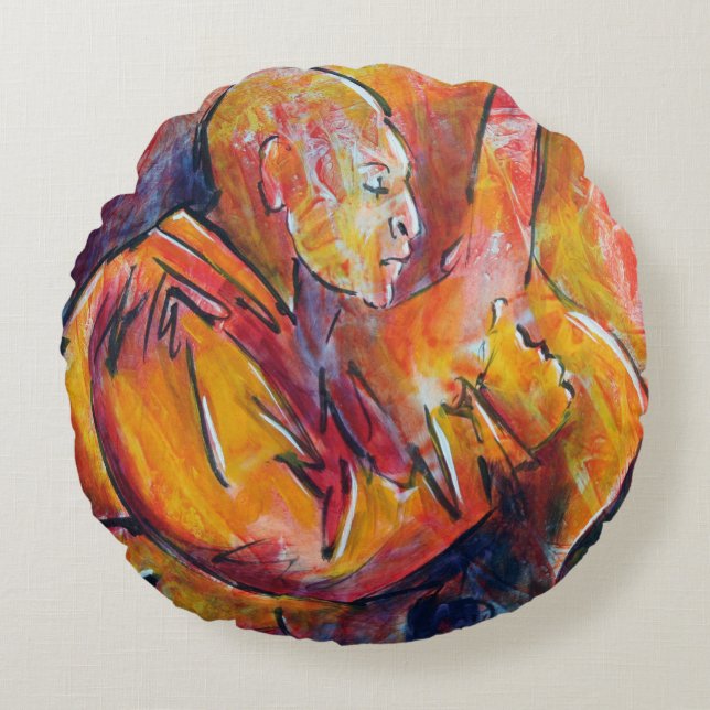 Almofada Redonda Jacinto 2008 (Frente)