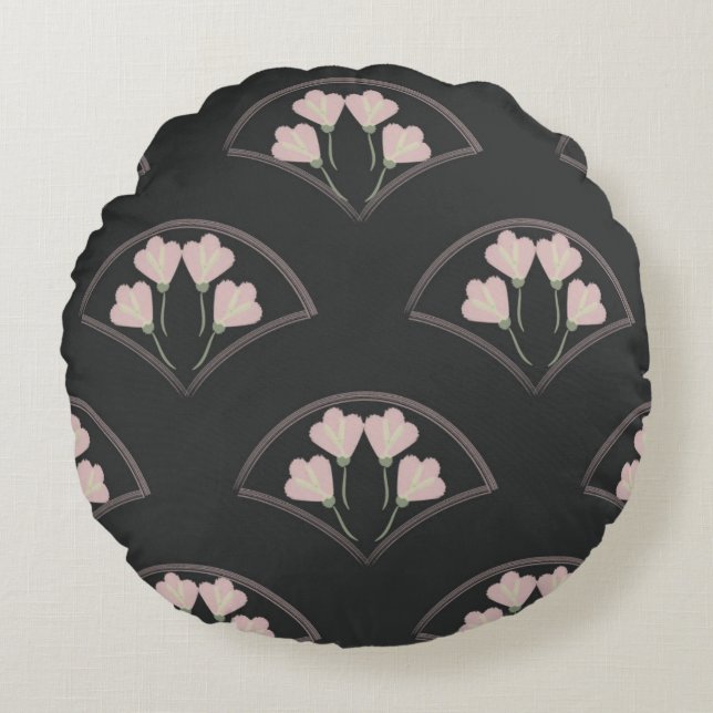 Almofada Redonda "Jardim de Escala" (Frente)