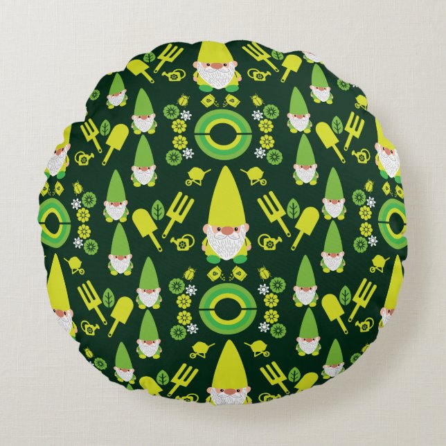 Almofada Redonda Jardim do Jardim Diretor (Frente)