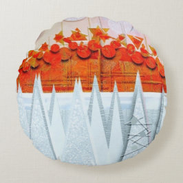 ALMOFADA REDONDA JESSICA ANNE FRANK "WINTER" 