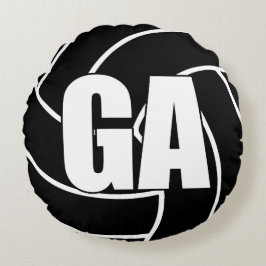 Almofada Redonda Jogadores Netball - Ataque de Meta - GA