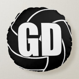 Almofada Redonda Jogadores Netball - Defesa do Objetivo - GD