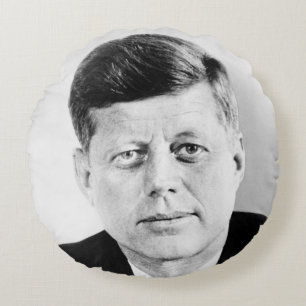 Almofada Redonda John Jack Kennedy Casa Branca Presidencial dos EUA