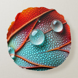 Almofada Redonda Joias numa Fiery Wing