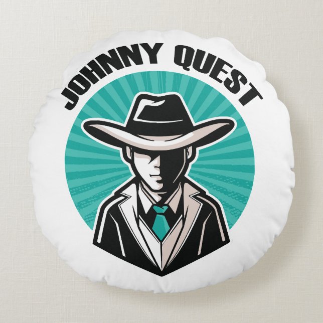 Almofada Redonda Jonny Quest (Frente)