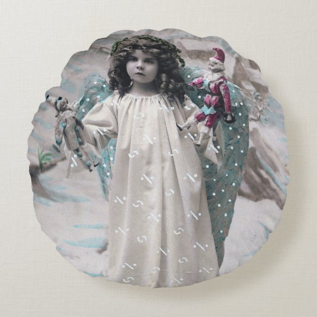 Almofada Redonda Joyeux Noel (Frente)