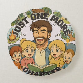 Almofada Redonda Just One More Chapter Throw Pillow