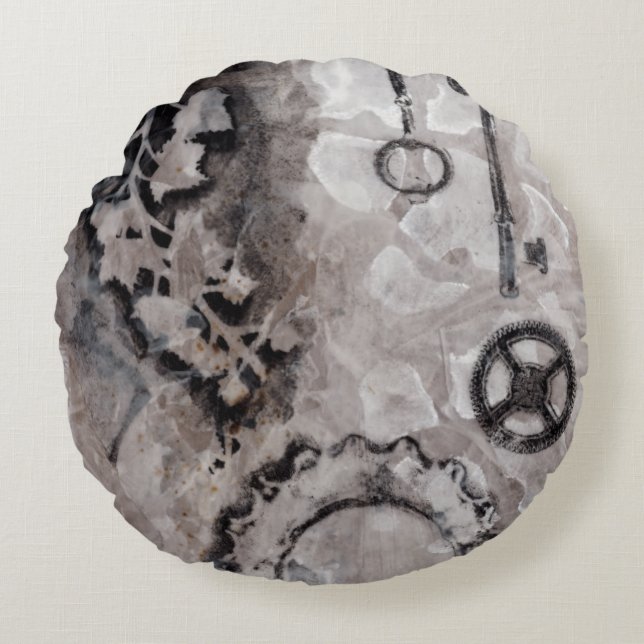 Almofada Redonda justaposição II (Frente)