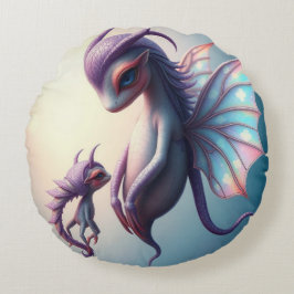 Almofada Redonda „Kinder der Sternenmagie“