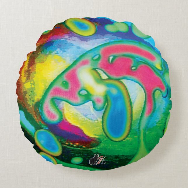 Almofada Redonda Kismet Embrace (Frente)