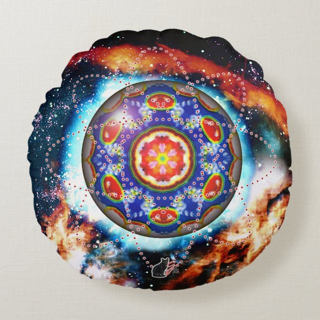 Almofada Redonda Kyron Orbz (Frente)