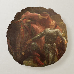 Almofada Redonda La Belle Dame sans Merci por Sir Frank Dicksee