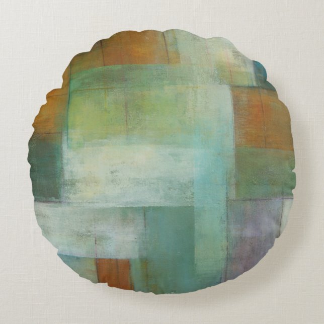 Almofada Redonda Lago Blue Essence II (Frente)