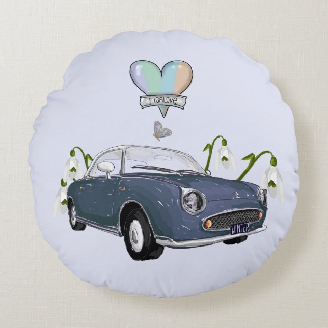 Almofada Redonda Lapis Grey Figaro round pillow (Frente)