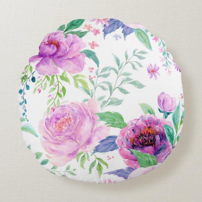 Almofada Redonda Large Peony  (Frente)