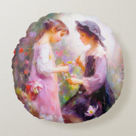 Almofada Redonda Lavanda