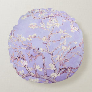 Almofada Redonda Lavanda Van Gogh Almond Blossoms