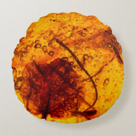 Almofada Redonda Leafy Amber