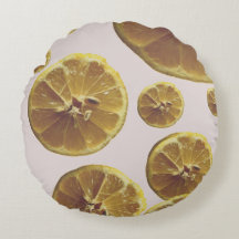 Léon amarelo moderno pontas de fatia de frutos fre