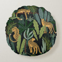 Leopard Jungle Forest Ilustration Art Sanguíneo
