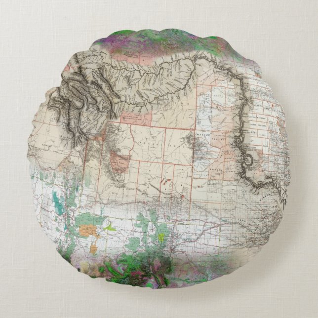 Almofada Redonda Lewis e Clark (Frente)