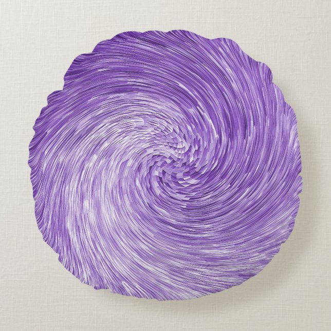 Almofada Redonda Lilac Whirl....... (Frente)