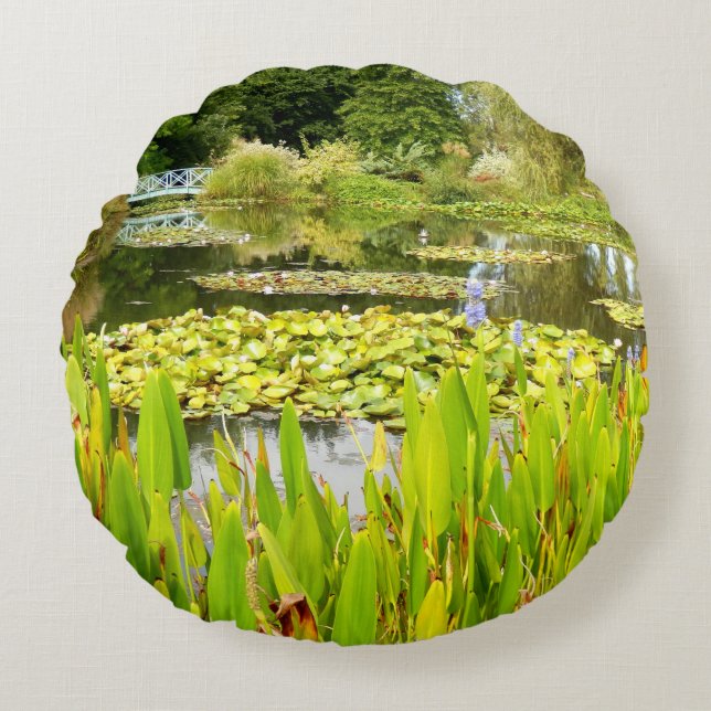 Almofada Redonda Lily Pond Round Cushion (Frente)
