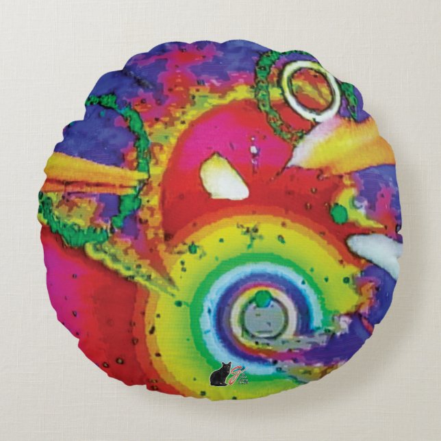 Almofada Redonda Limitar imagem KC (Frente)