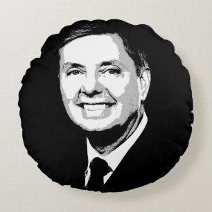 Almofada Redonda Lindsey Graham enfrenta