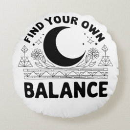 Almofada Redonda Localizar seu próprio saldo