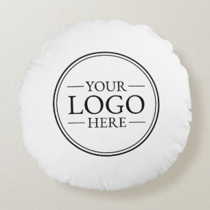 Almofada Redonda Logotipo comercial personalizado