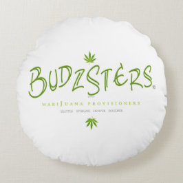 Almofada Redonda Logotipo do Budzsters