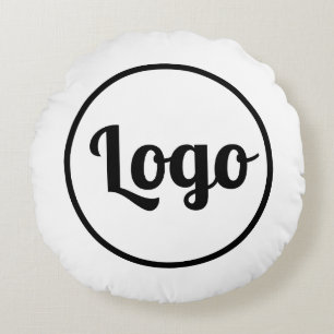 Almofada Redonda Logotipo Empresarial Promocional Personalizado