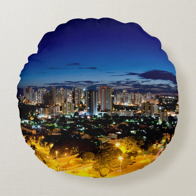 Almofada Redonda Londrina, Brasil (Frente)