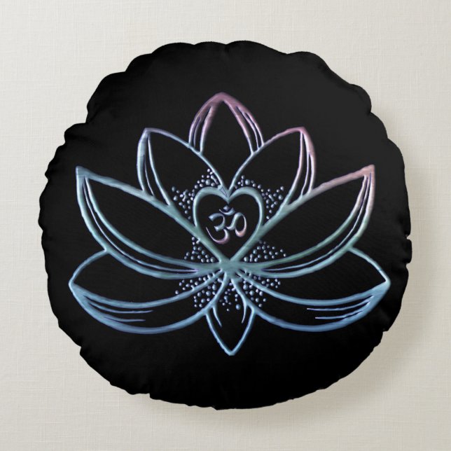 Almofada Redonda Lotus 1 (Frente)