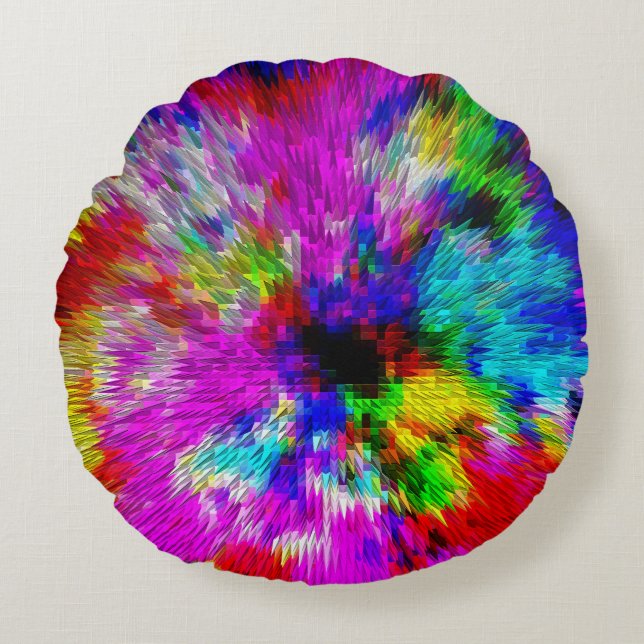 Almofada Redonda Loucura absoluta.... (Frente)