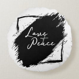 Almofada Redonda Love & Peace
