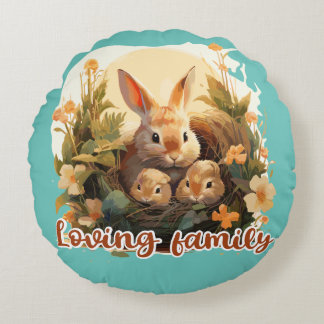 Almofada Redonda Loving family