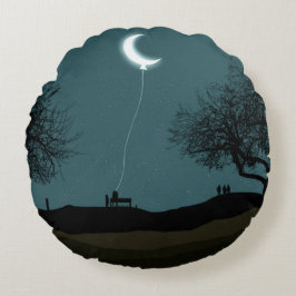 Almofada Redonda Lua Balão