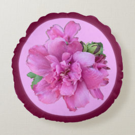 Almofada Redonda Lucy Rosa Round Travesseiro