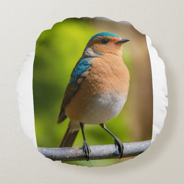 Almofada Redonda Luh Ajustado Bird (Frente)